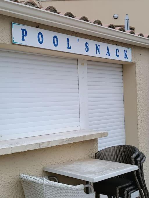 Studio Renove Dans Residence De Vacances Avec Grande Piscine Chauffee, Parking Et Terrasse Agde Esterno foto